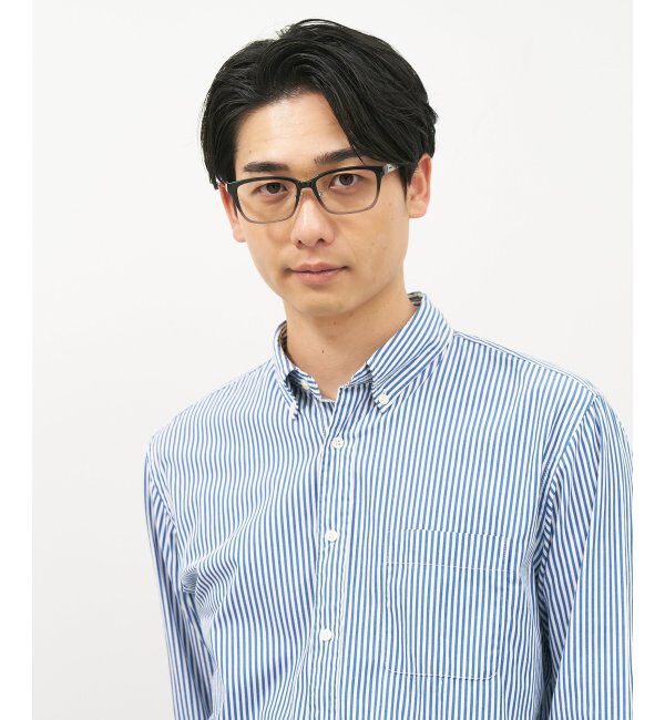  「ウェリントン型 メガネ | 似合うを科学したメガネ(Zoff NEW STANDARD) 伊達メガネ 度付き レンズ交換券付」|メガネ|