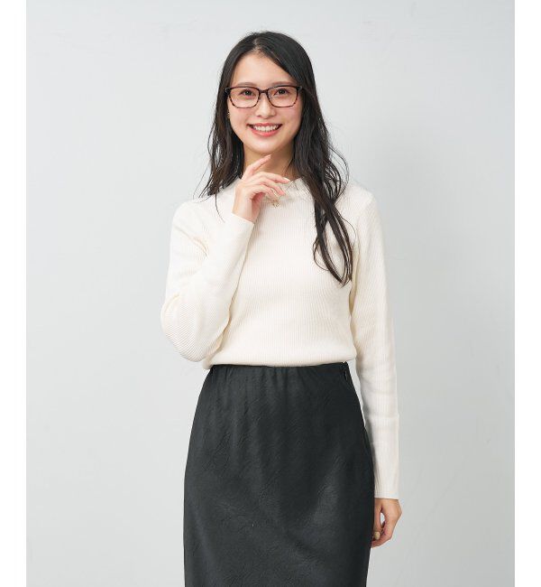  「ウェリントン型 メガネ | 似合うを科学したメガネ(Zoff NEW STANDARD) 伊達メガネ 度付き レンズ交換券付」|メガネ|