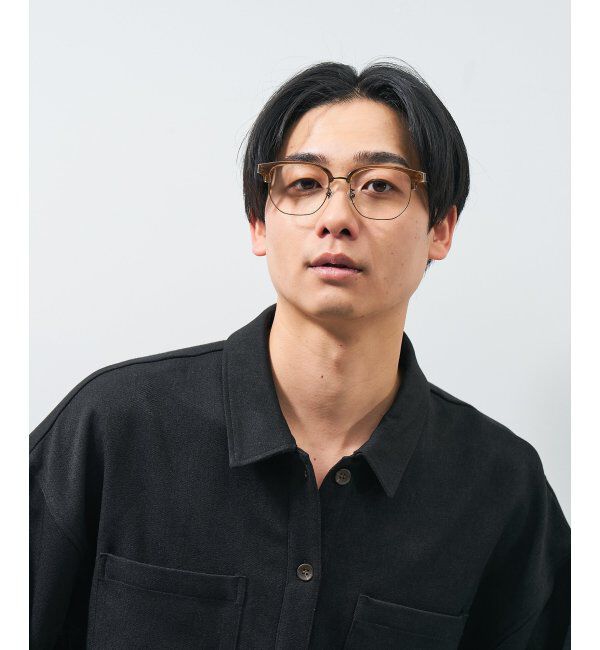  「ウエリントン型メガネ｜読書 レディース 女性用 大人可愛い 大理石｜Zoff｜CHIC レンズ交換券付」|メガネ|