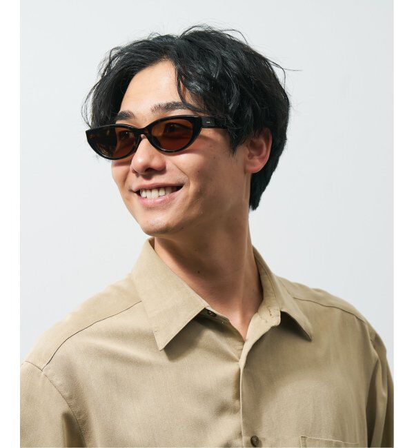  「Zoff｜JOURNAL STANDARD relume オーバル型 横長 サングラス 紫外線対策 UVカット ジャーナルスタンダード」|サングラス|