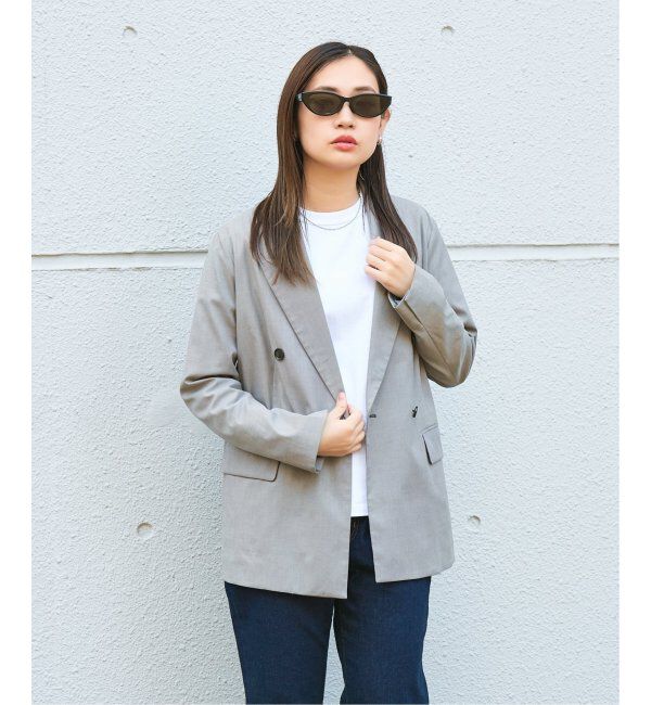  「Zoff｜JOURNAL STANDARD relume オーバル型 横長 サングラス 紫外線対策 UVカット ジャーナルスタンダード」|サングラス|