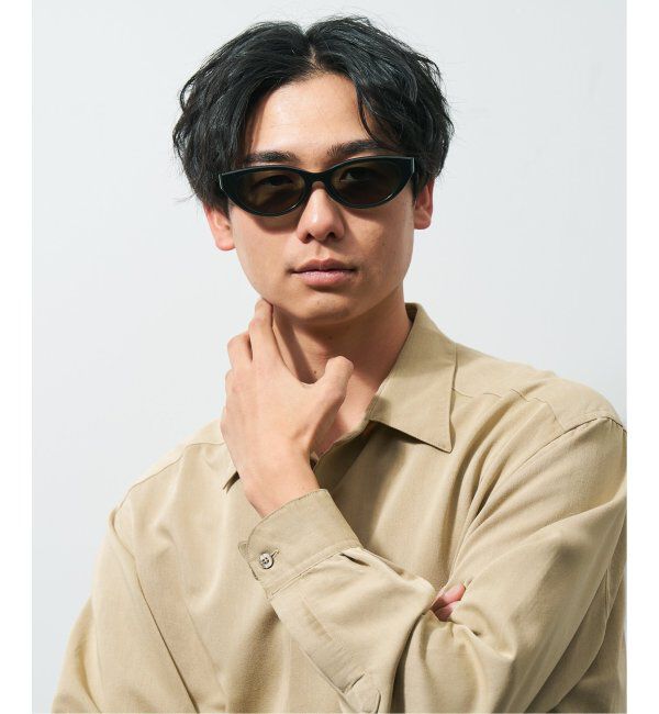  「Zoff｜JOURNAL STANDARD relume オーバル型 横長 サングラス 紫外線対策 UVカット ジャーナルスタンダード」|サングラス|