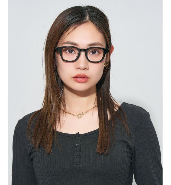  「Zoff｜JOURNAL STANDARD relume ウェリントン型 メガネ ジャーナルスタンダード レンズ交換券付」|メガネ|ブラック