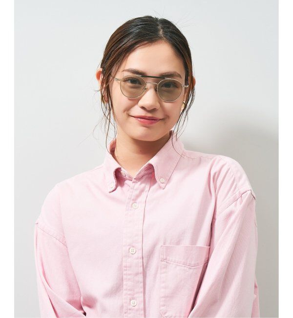  「Zoff｜JOURNAL STANDARD relume ボストン型 横長 サングラス 紫外線対策 UVカット ジャーナルスタンダード」|サングラス|