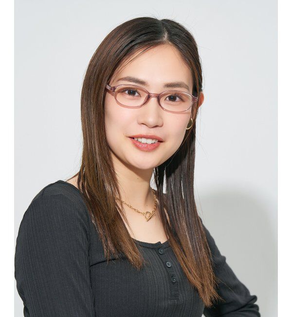  「オーバル型 メガネ | 大人可愛い 伊達メガネ レディース レンズ交換券付」|メガネ|