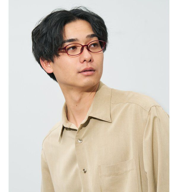  「オーバル型 メガネ | 大人可愛い 伊達メガネ レディース レンズ交換券付」|メガネ|