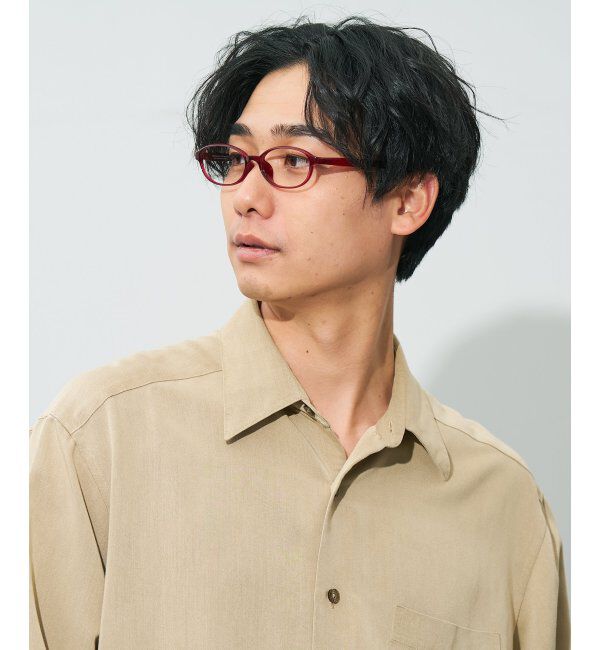  「オーバル型 メガネ | 大人可愛い 伊達メガネ レディース レンズ交換券付」|メガネ|