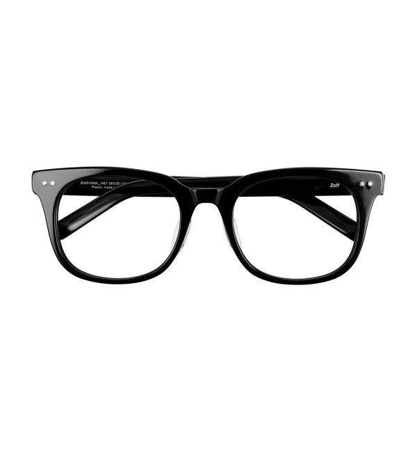  「ウェリントン型 メガネ | 横長 黒縁フレーム 伊達メガネ ユニセックス CLASSIC  レンズ交換券付」|メガネ|