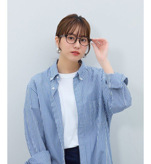  「ボストン型 メガネ | 伊達メガネ ユニセックス CLASSIC  レンズ交換券付」|メガネ|ブラウン1