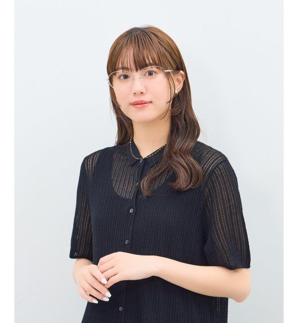  「オーバル型 メガネ | メタルフレーム ゴールド シルバー 伊達メガネ ユニセックス TRAD レンズ交換券付」|メガネ|