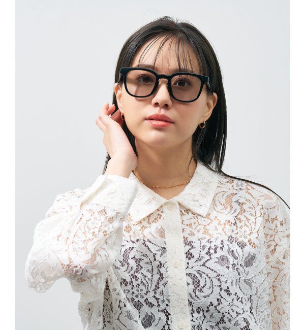  「ウェリントン型 折りたたみ式 サングラス | 専用ケース付 カラーレンズ 太縁フレーム 紫外線防止 UVカット」|サングラス|