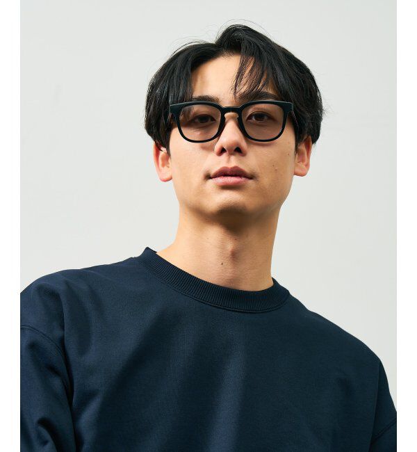  「ウェリントン型 折りたたみ式 サングラス | 専用ケース付 カラーレンズ 太縁フレーム 紫外線防止 UVカット」|サングラス|