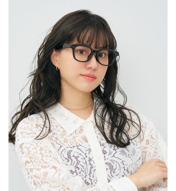  「ウェリントン型 メガネ | 軽量｜太縁｜黒縁フレーム｜伊達メガネ｜ユニセックス｜ビジネス レンズ交換券付」|メガネ|