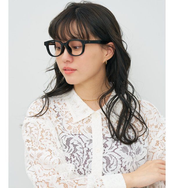  「ウェリントン型 メガネ | 軽量｜太縁｜黒縁フレーム｜伊達メガネ｜ユニセックス｜ビジネス レンズ交換券付」|メガネ|