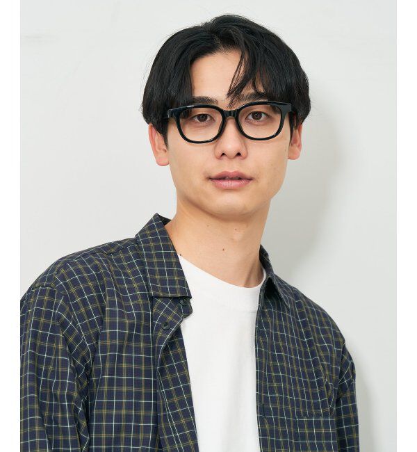  「ウェリントン型 メガネ | 軽量｜太縁｜黒縁フレーム｜伊達メガネ｜ユニセックス｜ビジネス レンズ交換券付」|メガネ|