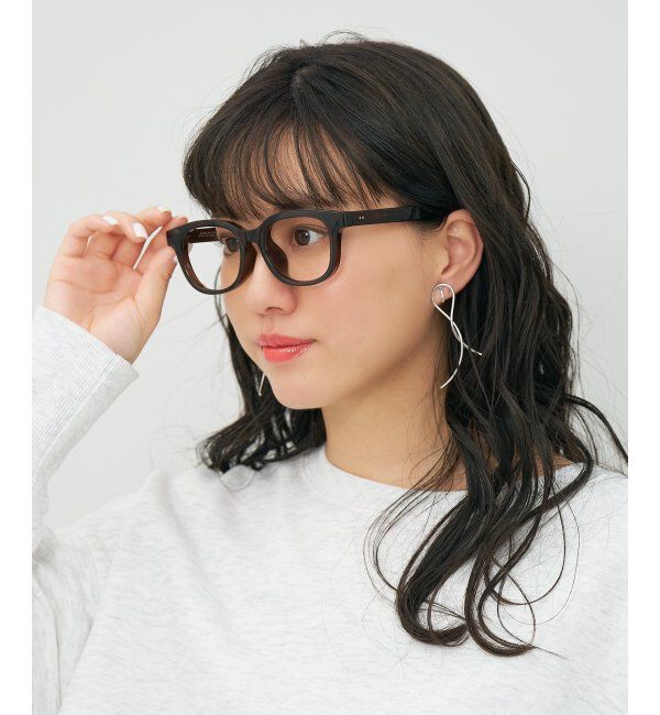  「ウェリントン型 メガネ | 軽量｜太縁｜黒縁フレーム｜伊達メガネ｜ユニセックス｜ビジネス レンズ交換券付」|メガネ|