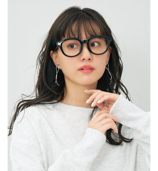  「ボストン型 メガネ | 軽量｜太縁｜黒縁｜大きめサイズ｜伊達メガネ｜ユニセックス レンズ交換券付」|メガネ|