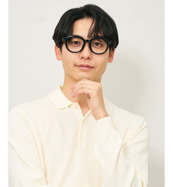  「ボストン型 メガネ | 軽量｜太縁｜黒縁｜大きめサイズ｜伊達メガネ｜ユニセックス レンズ交換券付」|メガネ|