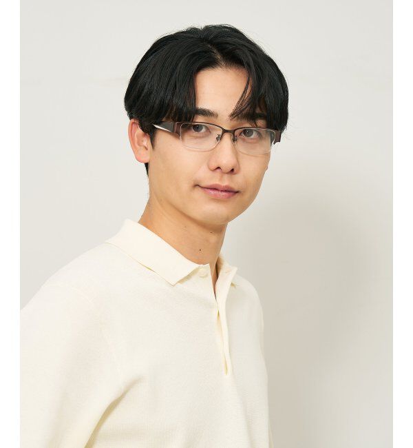  「ウェリントン型 メガネ｜伊達メガネ ビジネス スタイリッシュ 読書 度付き眼鏡  Zoff レンズ交換券付」|メガネ|