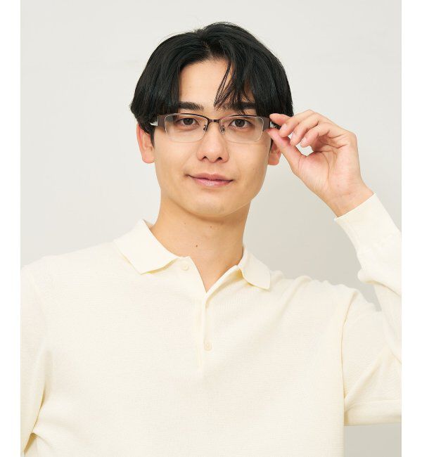  「ウェリントン型 メガネ｜伊達メガネ ビジネス スタイリッシュ 読書 度付き眼鏡  Zoff レンズ交換券付」|メガネ|