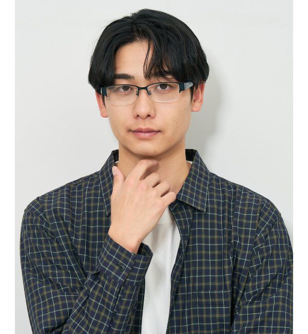  「ウェリントン型 メガネ｜伊達メガネ ビジネス スタイリッシュ 読書 度付き眼鏡  Zoff レンズ交換券付」|メガネ|