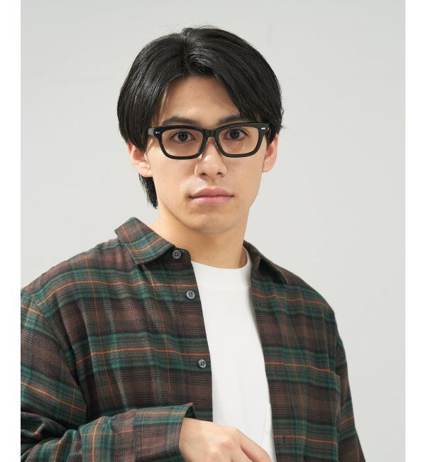  「 ウェリントン型 メガネ | 黒縁フレーム 伊達めがね 度付きユニセックス 読書  CLASSIC  レンズ交換券付」|メガネ|