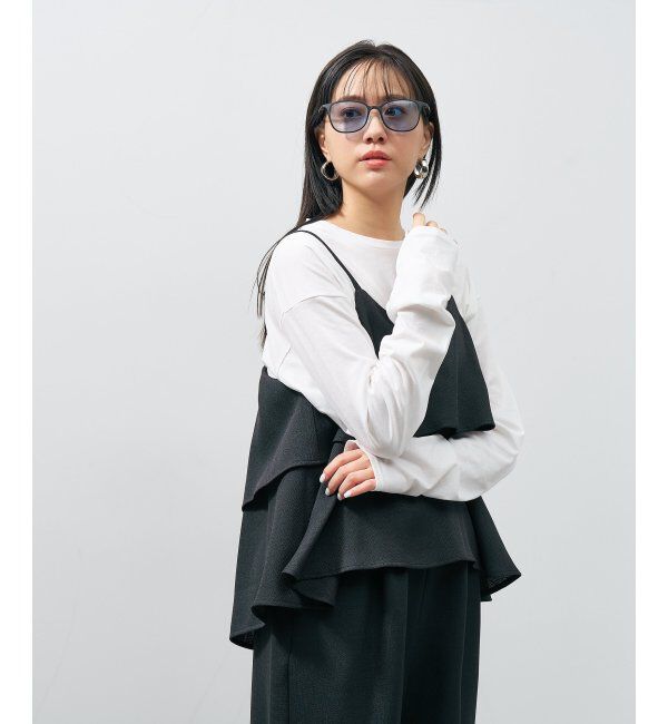  「SUNCUTGlasses/UV100%CUT サングラス カラーレンズ 軽量 ずれ落ち防止 紫外線対策 UVカット SMART Skinny」|サングラス|