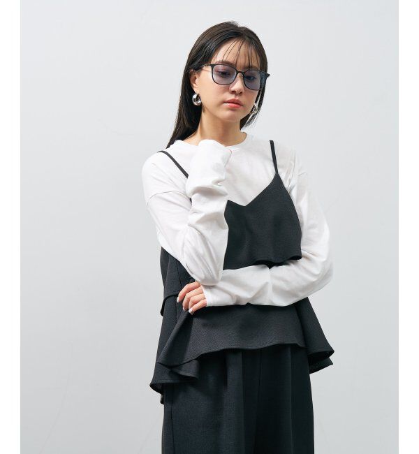  「SUNCUTGlasses/UV100%CUT サングラス カラーレンズ 軽量 ずれ落ち防止 紫外線対策 UVカット SMART Skinny」|サングラス|