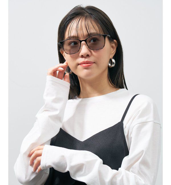  「SUNCUTGlasses/UV100%CUT サングラス カラーレンズ 軽量 ずれ落ち防止 紫外線対策 UVカット SMART Skinny」|サングラス|