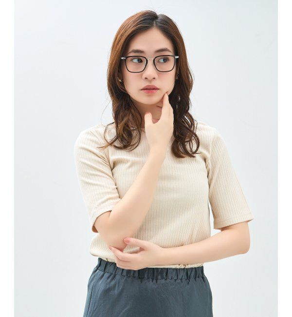  「ウェリントン型 メガネ | メタル｜伊達メガネ 度付きメガネ｜ユニセックス 黒｜CLASSIC  レンズ交換券付」|メガネ|