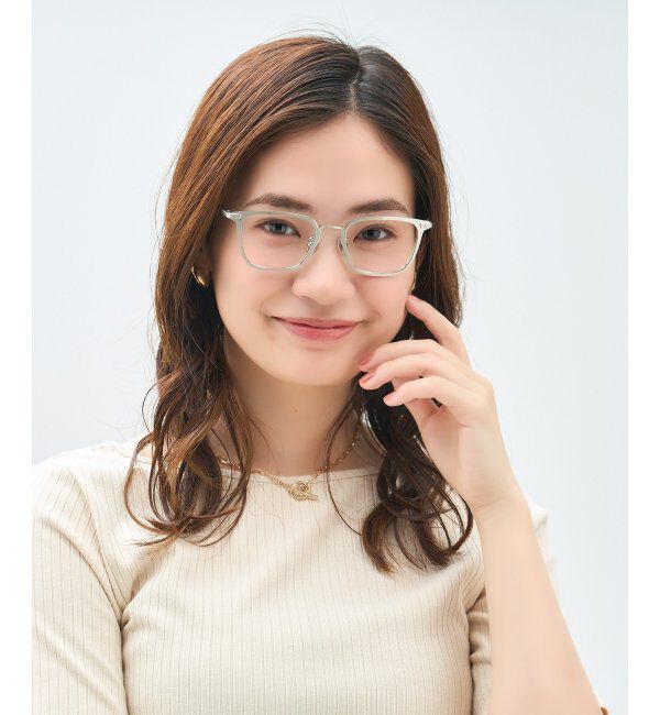  「ウェリントン型 メガネ | メタル｜伊達メガネ 度付きメガネ｜ユニセックス 黒｜CLASSIC  レンズ交換券付」|メガネ|シルバー