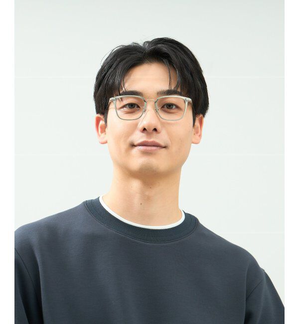  「ウェリントン型 メガネ | メタル｜伊達メガネ 度付きメガネ｜ユニセックス 黒｜CLASSIC  レンズ交換券付」|メガネ|