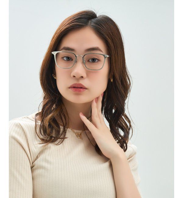  「ウェリントン型 メガネ | メタル｜伊達メガネ 度付きメガネ｜ユニセックス 黒｜CLASSIC  レンズ交換券付」|メガネ|