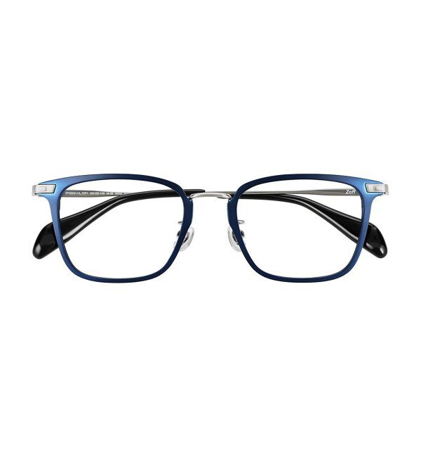  「ウェリントン型 メガネ | メタル｜伊達メガネ 度付きメガネ｜ユニセックス 黒｜CLASSIC  レンズ交換券付」|メガネ|