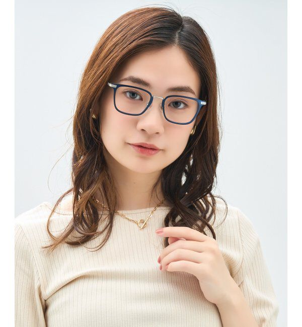  「ウェリントン型 メガネ | メタル｜伊達メガネ 度付きメガネ｜ユニセックス 黒｜CLASSIC  レンズ交換券付」|メガネ|