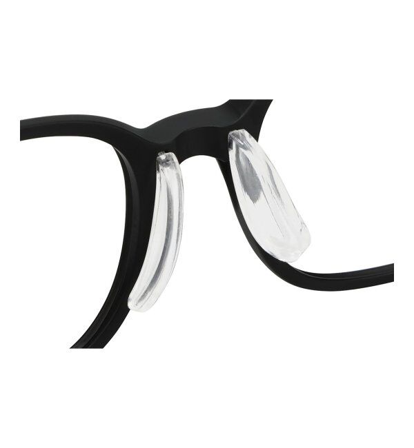  「ウェリントン型 メガネ 軽量 ズレ落ち防止 鼻パッド ユニセックス 伊達メガネ レンズ交換券付」|メガネ|