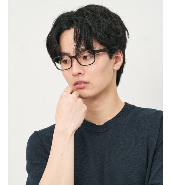  「ウェリントン型 メガネ 軽量 ズレ落ち防止 鼻パッド ユニセックス 伊達メガネ レンズ交換券付」|メガネ|