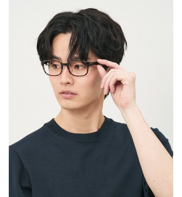  「ウェリントン型 メガネ 軽量 ズレ落ち防止 鼻パッド ユニセックス 伊達メガネ レンズ交換券付」|メガネ|