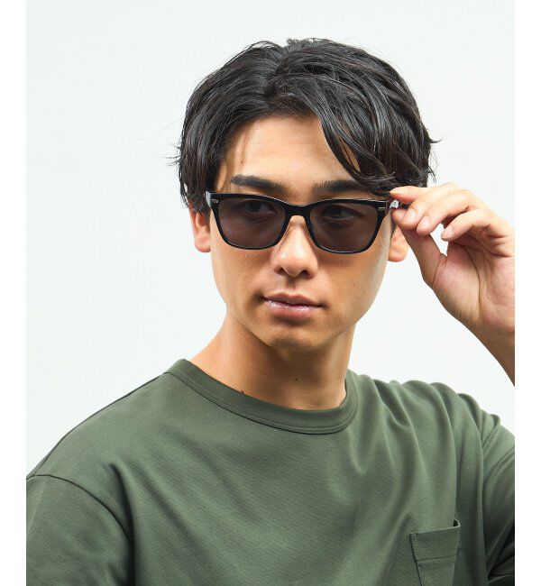  「Zoff｜STUDIO SEVEN｜ウェリントン型 サングラス 【CLAP CLICK搭載】 カラーレンズ｜紫外線防止 UVカット」|サングラス|