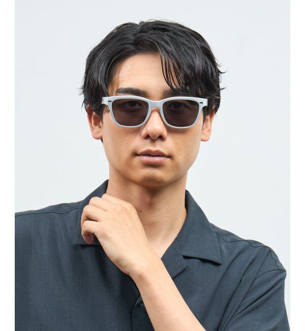  「Zoff｜STUDIO SEVEN｜ウェリントン型 サングラス 【CLAP CLICK搭載】 カラーレンズ｜紫外線防止 UVカット」|サングラス|