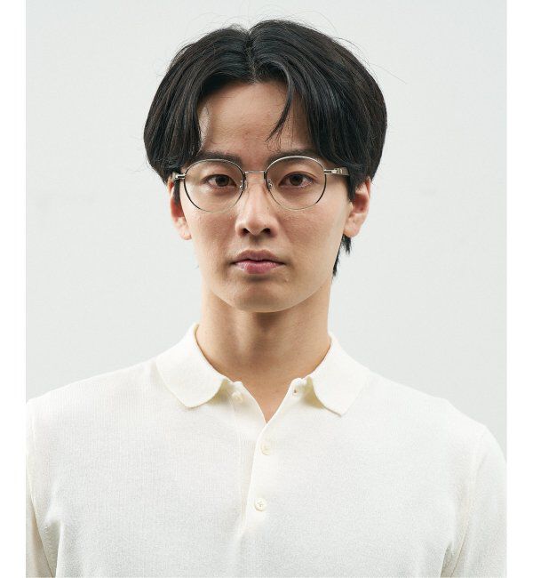  「Zoff｜STUDIO SEVEN｜ボストン型 メガネ スタジオセブン メタル｜伊達メガネ 度付きメガネ レンズ交換券付」|メガネ|