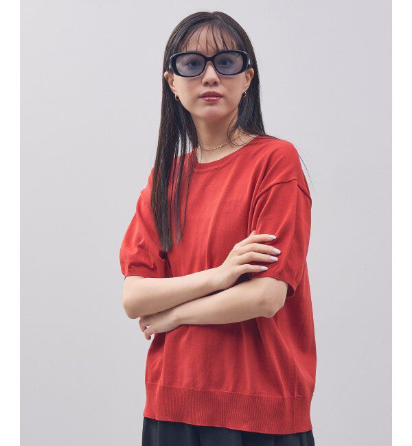  「Zoff｜STUDIO SEVEN｜オーバル型 サングラス 横長｜太縁フレーム｜カラーレンズ｜紫外線防止 UVカット」|サングラス|