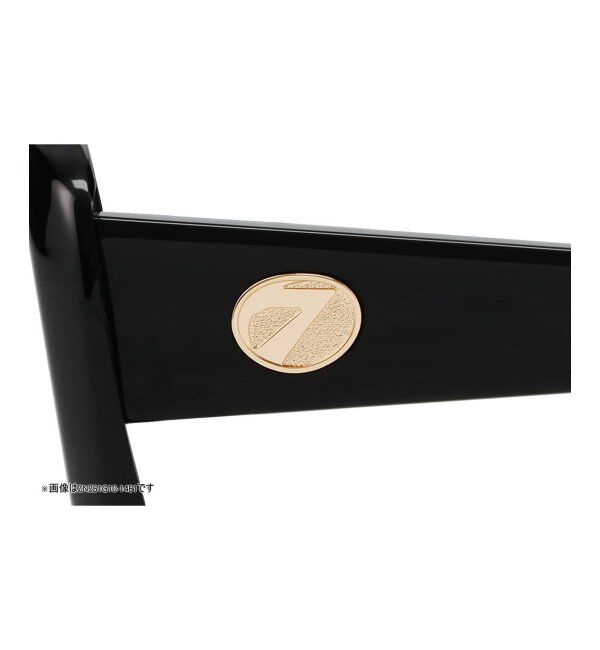  「Zoff｜STUDIO SEVEN｜オーバル型 サングラス 横長｜太縁フレーム｜カラーレンズ｜紫外線防止 UVカット」|サングラス|