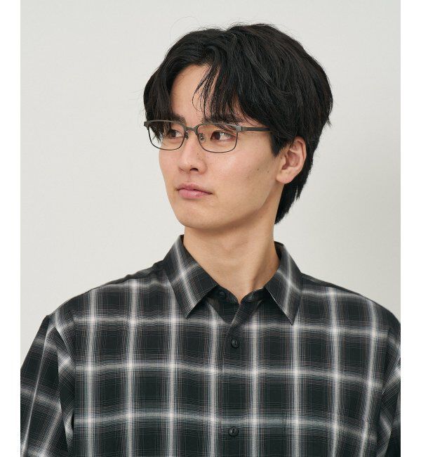  「ウェリントン型 ビジネス・アクティブ用 メガネ【CLAP CLICK搭載】 ずれ落ち防止 レンズ交換券付」|メガネ|