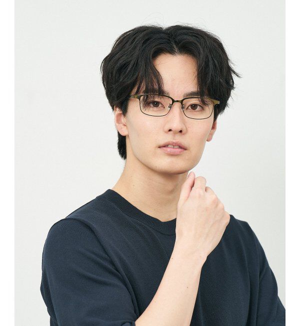  「ウェリントン型 ビジネス・アクティブ用 メガネ【CLAP CLICK搭載】 ずれ落ち防止 レンズ交換券付」|メガネ|