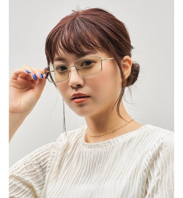  「SUNCUTGlasses/UV100%CUT サングラス カラーレンズ｜ 紫外線対策 UVカット｜スタイリッシュ｜ユニセックス」|サングラス|ゴールド