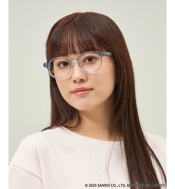  「Zoff｜はぴだんぶい 【ハンギョドン モデル】 メガネ｜伊達・度付きメガネ｜グッズ   レンズ交換券付」|メガネ|