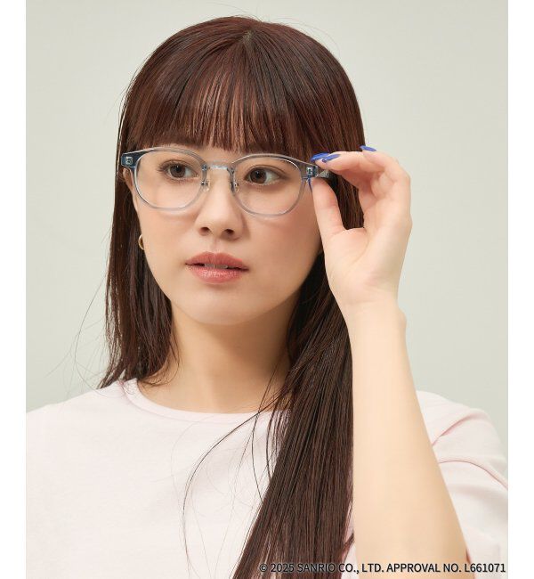  「Zoff｜はぴだんぶい 【ハンギョドン モデル】 メガネ｜伊達・度付きメガネ｜グッズ   レンズ交換券付」|メガネ|