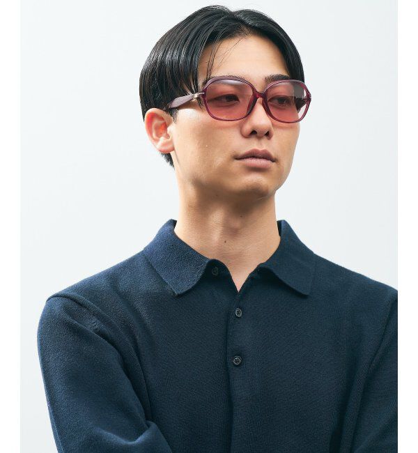  「ウェリントン型 サングラス ラバーテンプル ズレ落ち防止 ｜ カラーレンズ ｜ 紫外線対策 UVカット  」|サングラス|