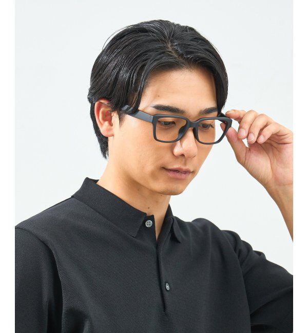  「ウェリントン型 メガネ 太縁フレーム | 軽量 | 伊達・ 度付きメガネ｜ ユニセックス   レンズ交換券付」|メガネ|